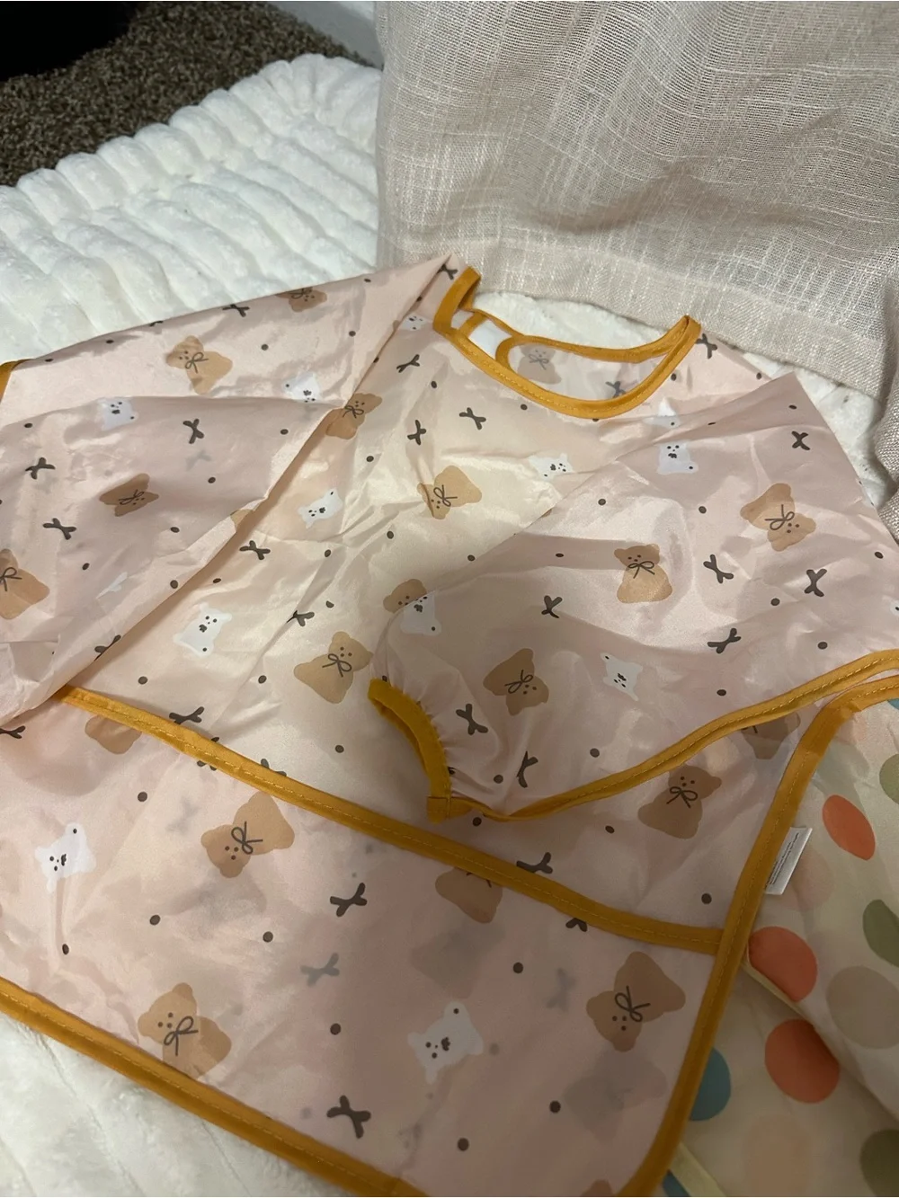 Kids Waterproof Long-Sleeve Bibs